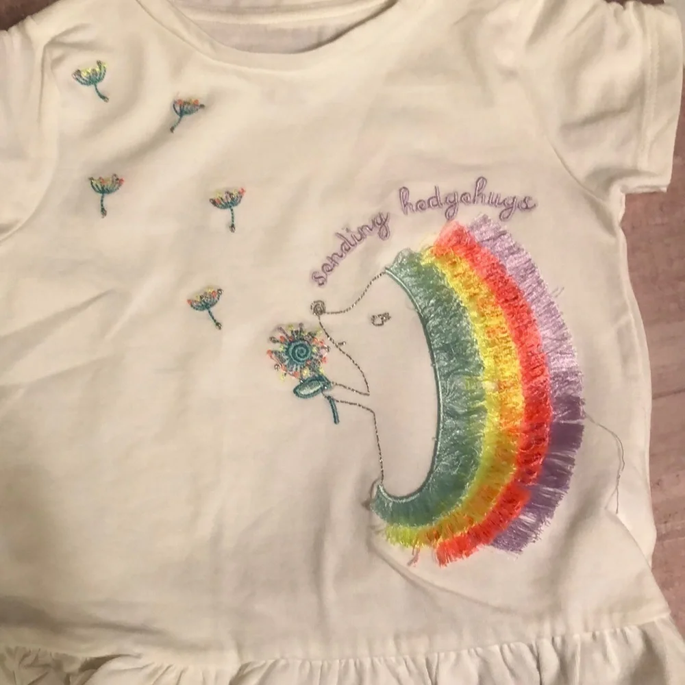 Lightening (new)bug girls t shirt, The Place shorts